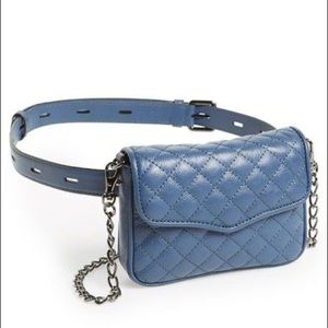 Rebecca Minkoff Blue Fanny Pack Belt Bag
